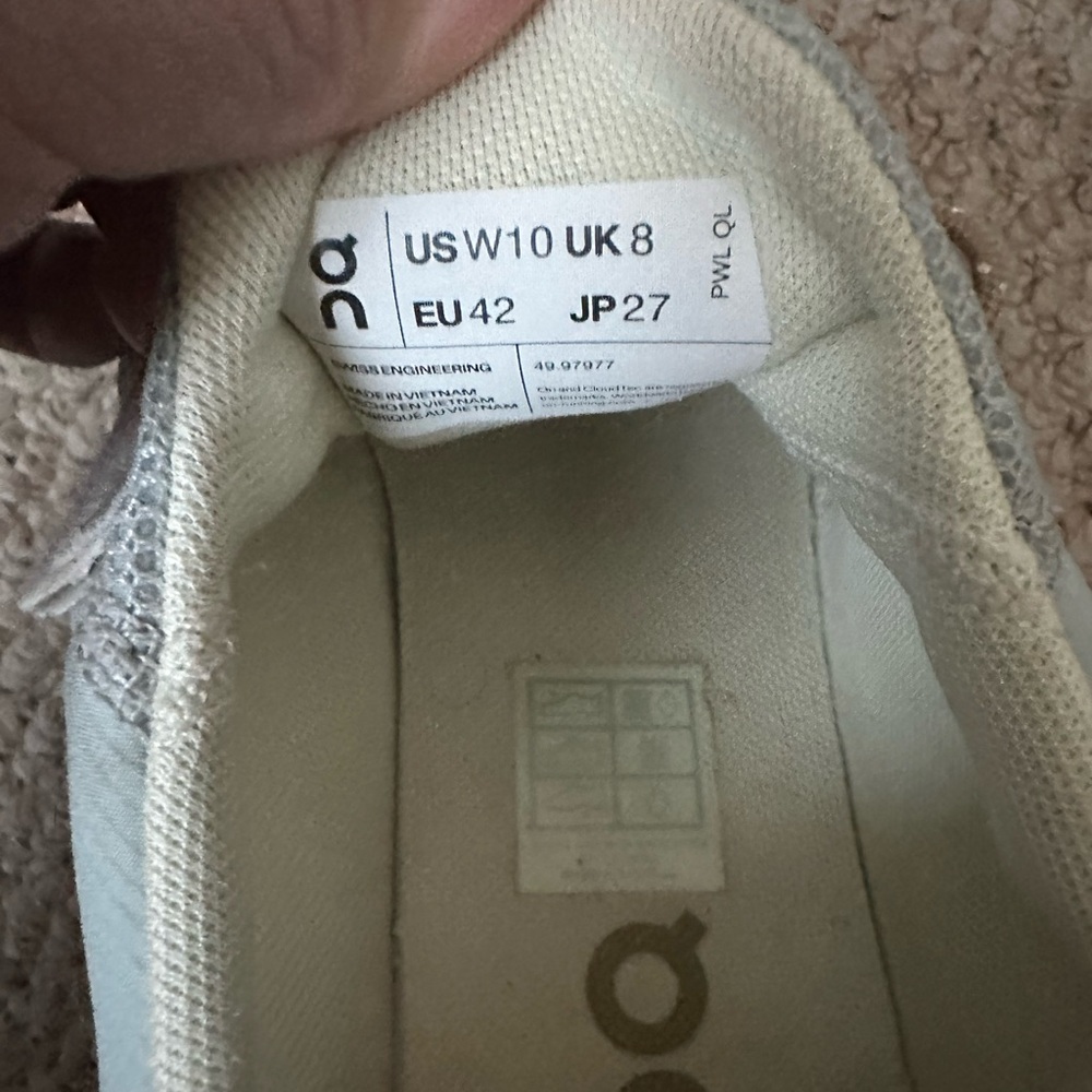 On Cloudaway Glacier Seedling Sz 10 View 6